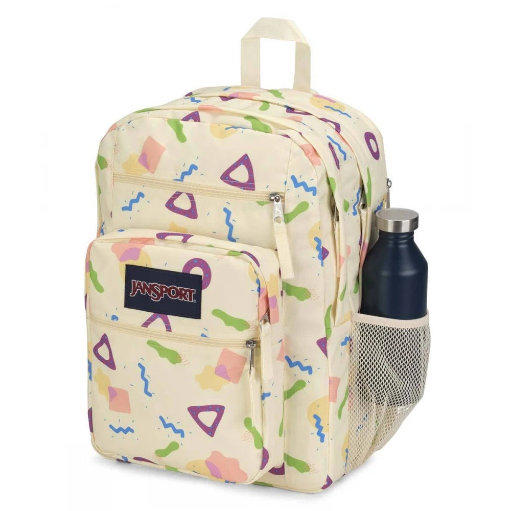 JanSport Backpack Big Student Memphis Mood Neon