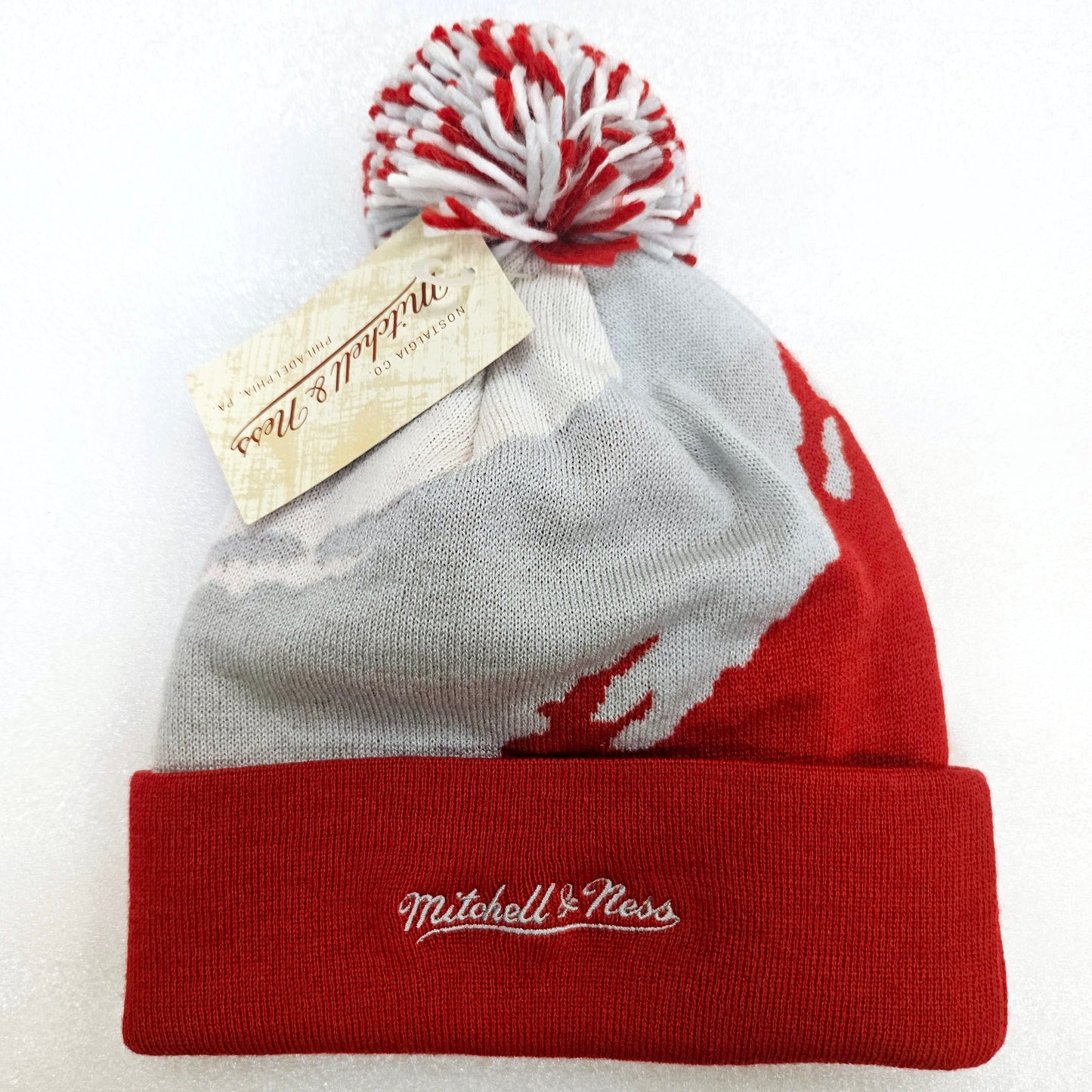 NHL Detroit Red Wings Cuffed Knit Hat with Pom