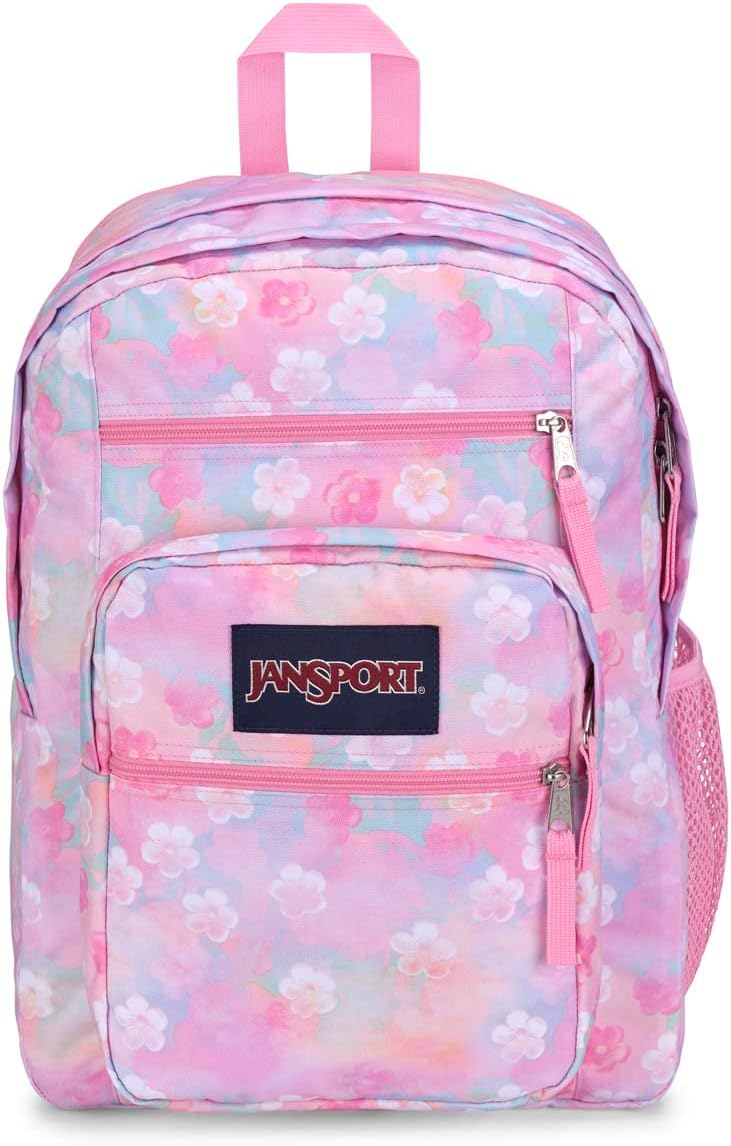 jansport backpack neon JanSport Backpack Big Student Neon Daisy Pink – Yocaps