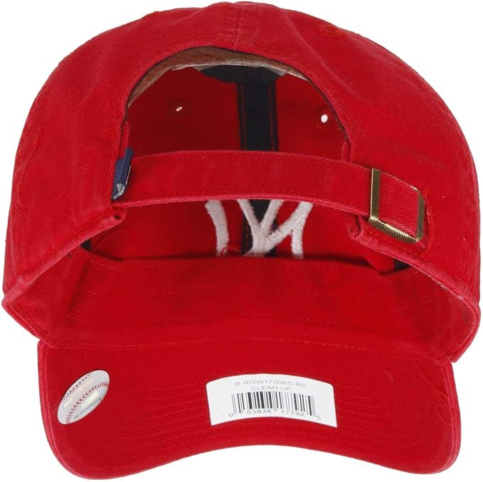 MLB New York Yankees Men's '47 Brand Clean Up Cap, Red, One-Size