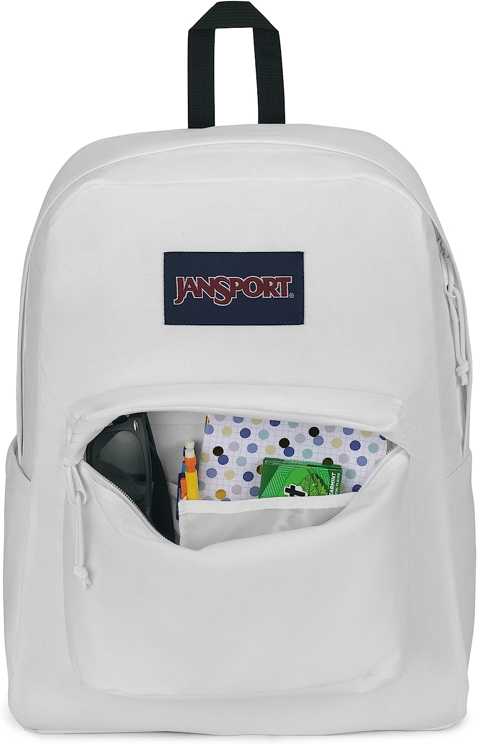 JanSport Superbreak White School Backpack