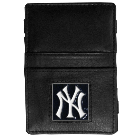 MLB New York Yankees Leather Jacob's Ladder Wallet