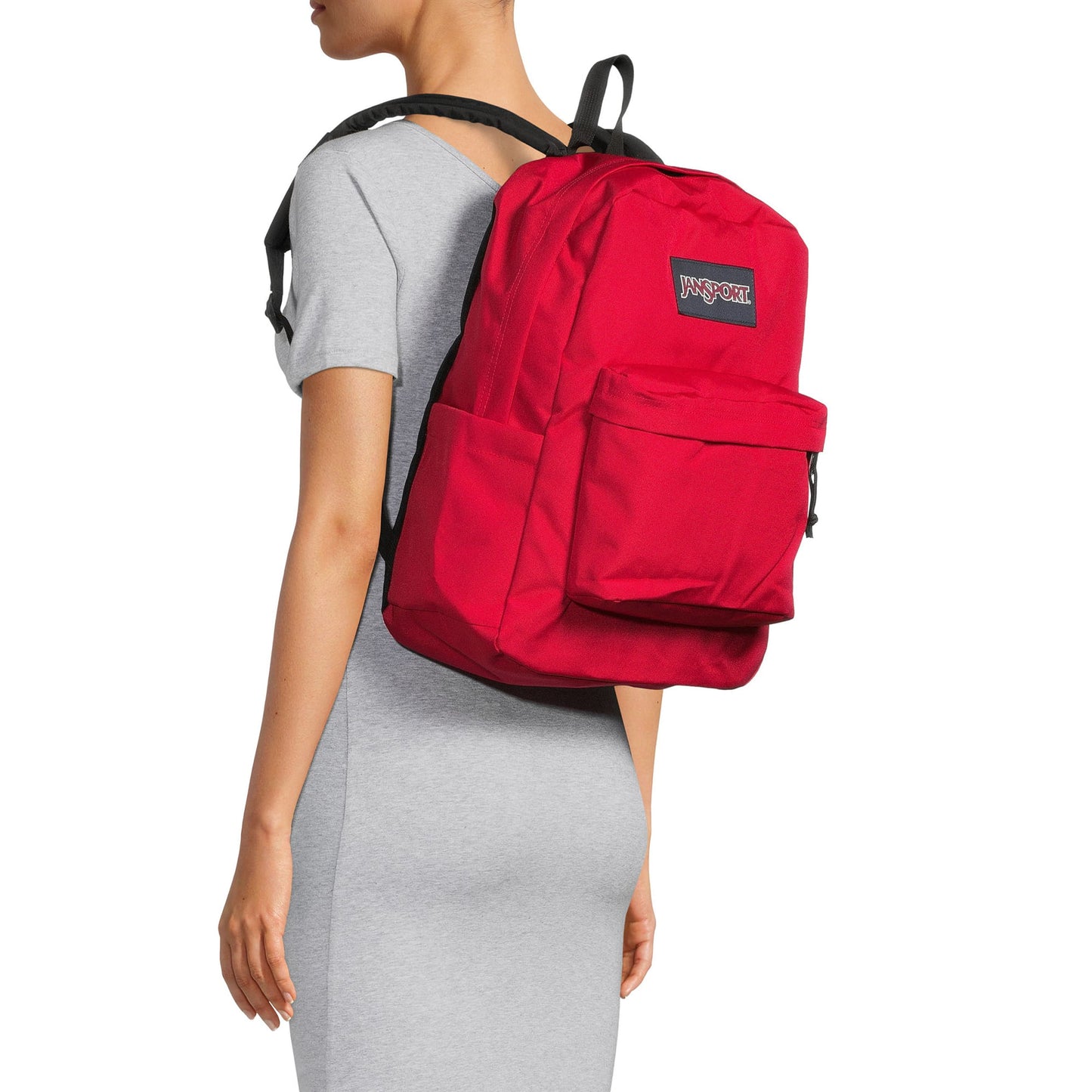 JanSport Superbreak Red Tape School Backpack