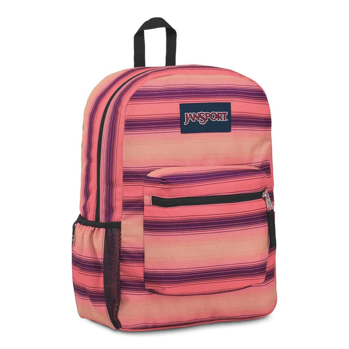JanSport Backpack Cross Town Sunset Stripe