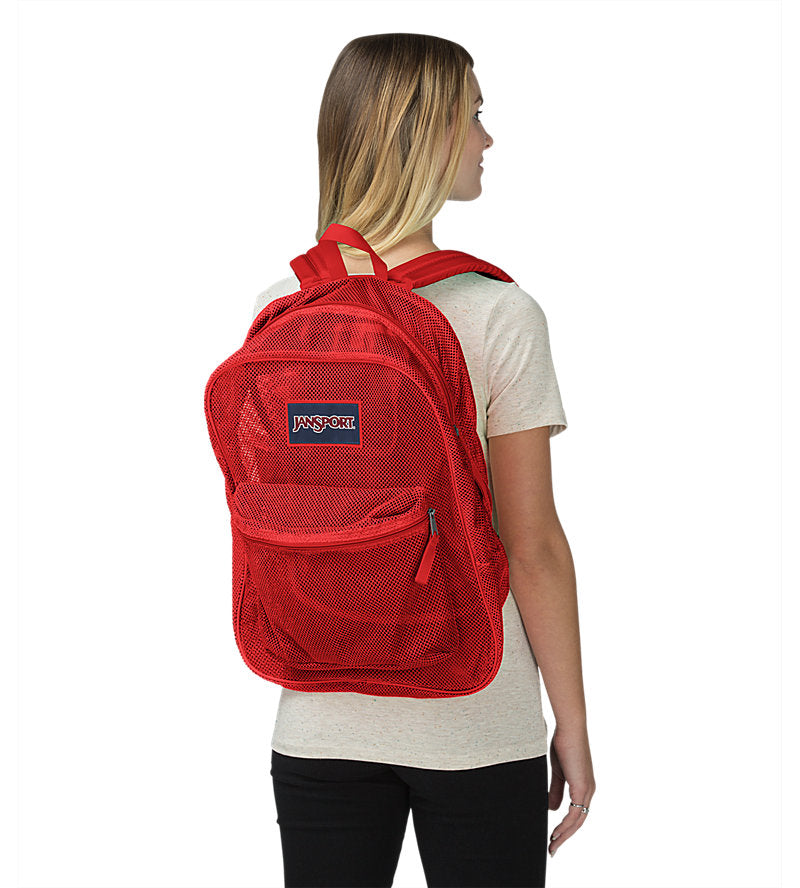 JanSport Mesh pack Backpacks, Red