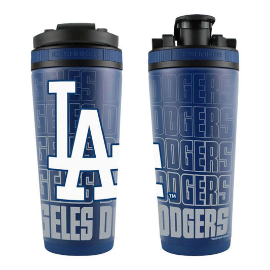 Los Angeles Dodgers WinCraft 26oz. 4D Stainless Steel Ice Shaker Bottle