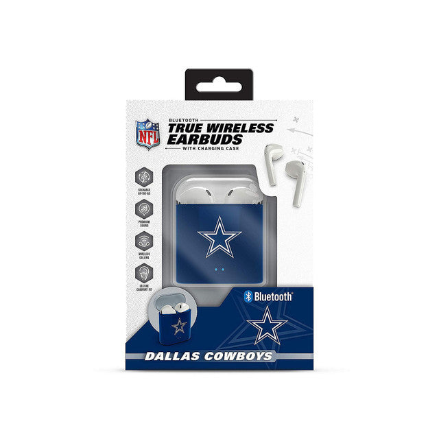 NFL Dallas Cowboys True Wireless Bluetooth Earbuds