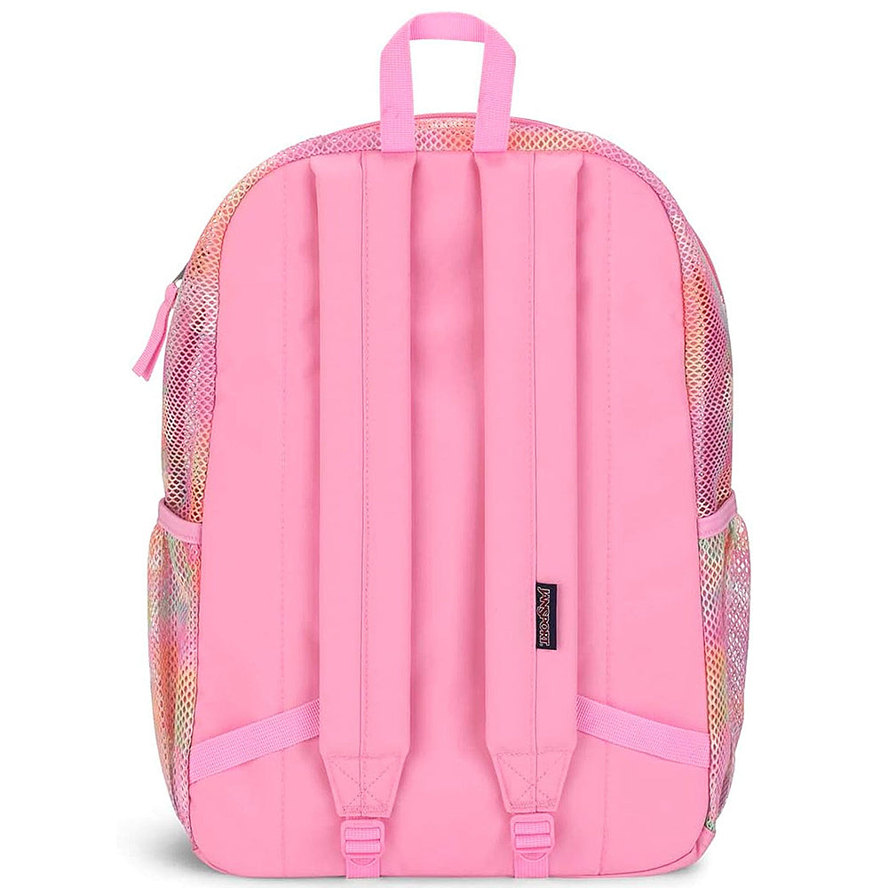 JanSport ECO Mesh Pack Neon Daisy Pink