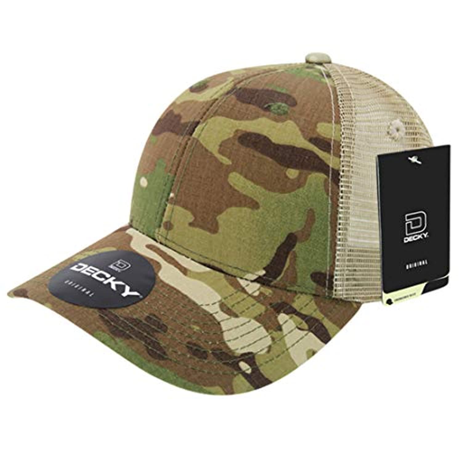 Standard Multi Camo Structured Lc Truckers Baseball Cap Camokhaki A