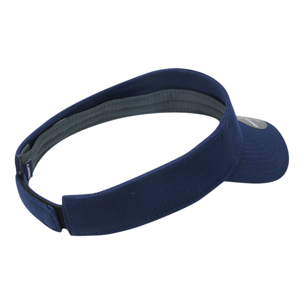 Standard Golf Sun Visors Pique Pattern Navy Blue