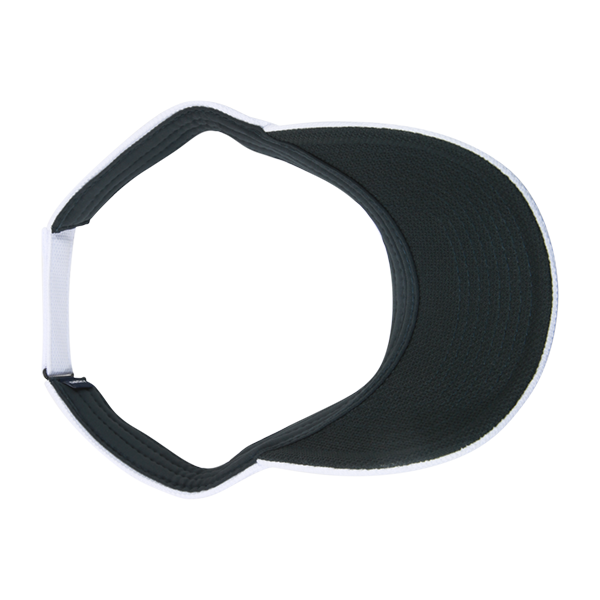 Standard Golf Sun Visors Pique Pattern White