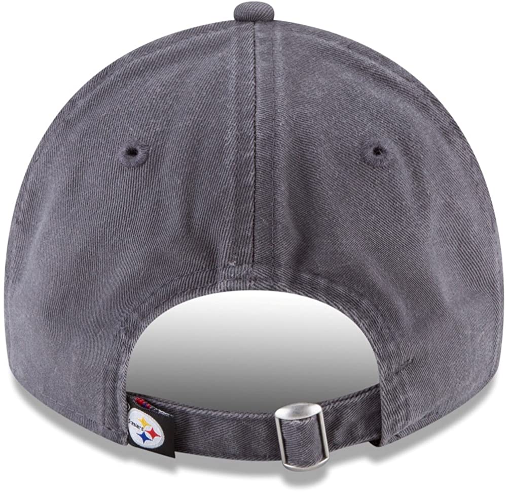 New Era Pittsburgh Steelers Graphite Rip Right 9TWENTY Adjustable Hat