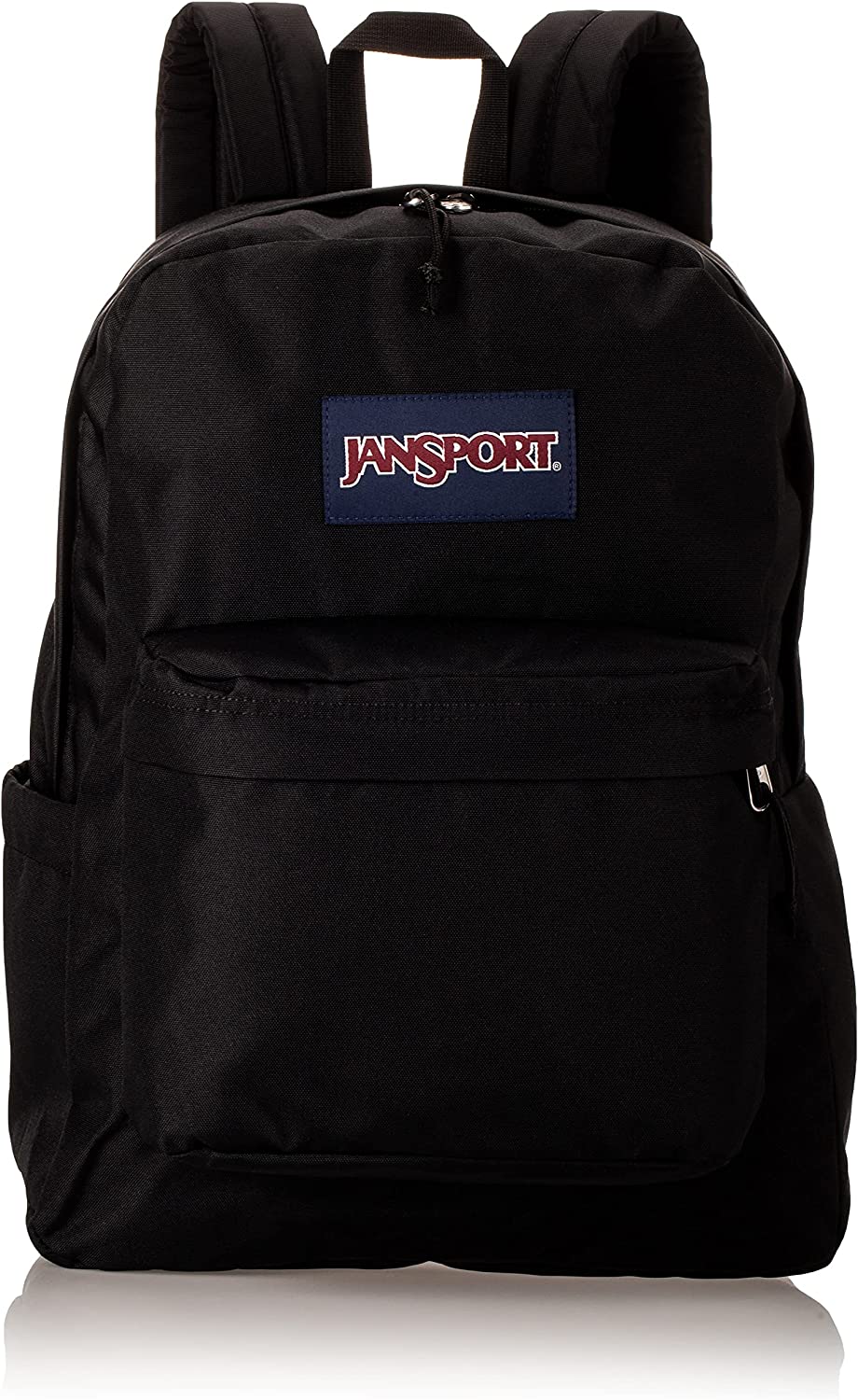 JanSport JS0A4QUE008 Superbreak Plus Black School Laptop Backpack