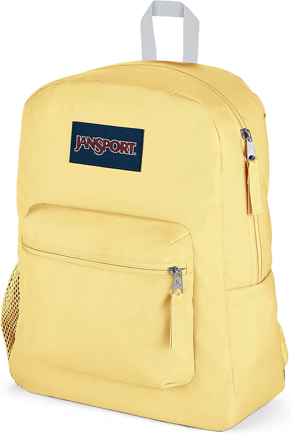 JanSport Cross Town Pale Banana School Backpack JS0A4QUE85X