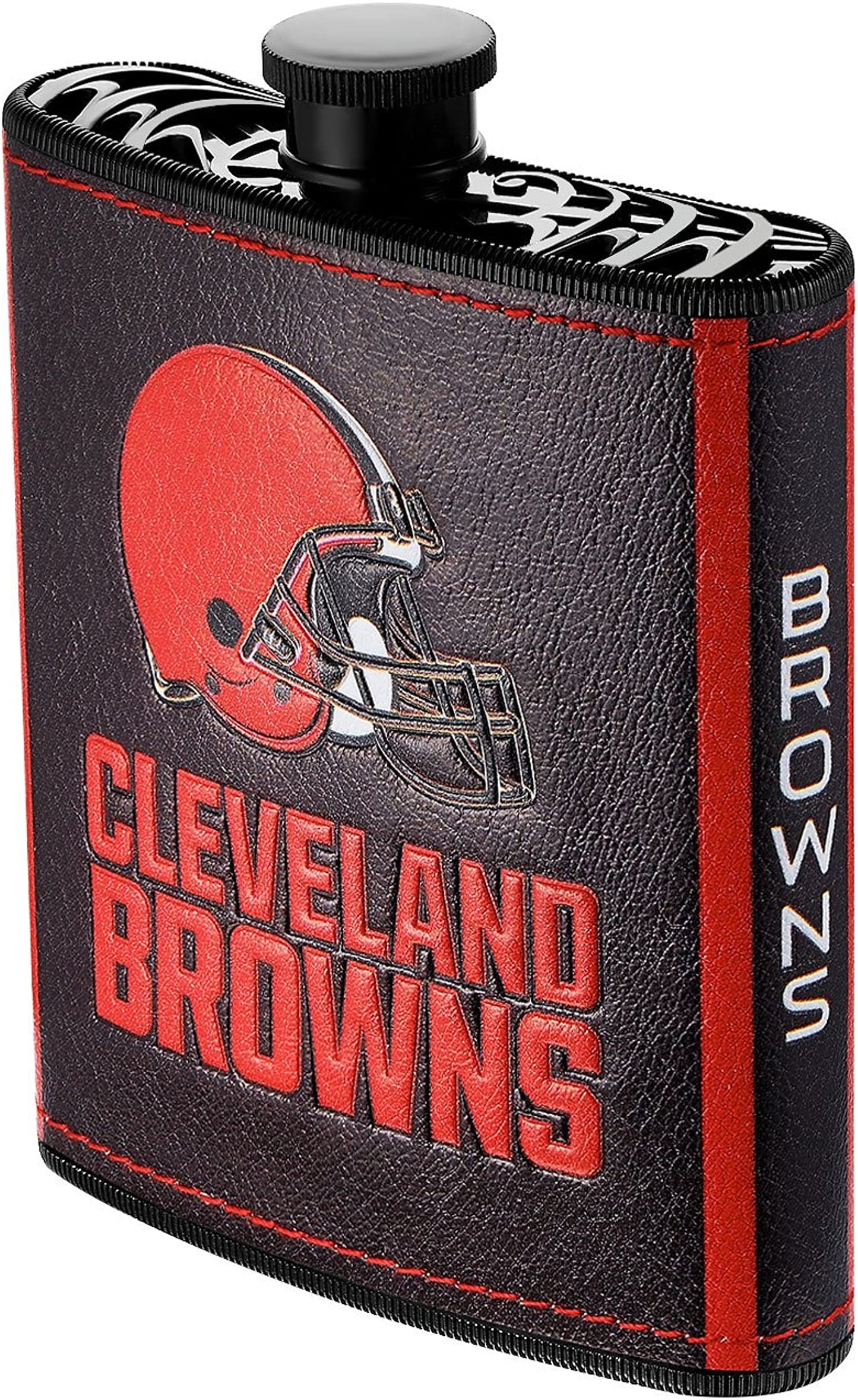 Cleveland Browns Plastic Hip Flask, 7-ounce