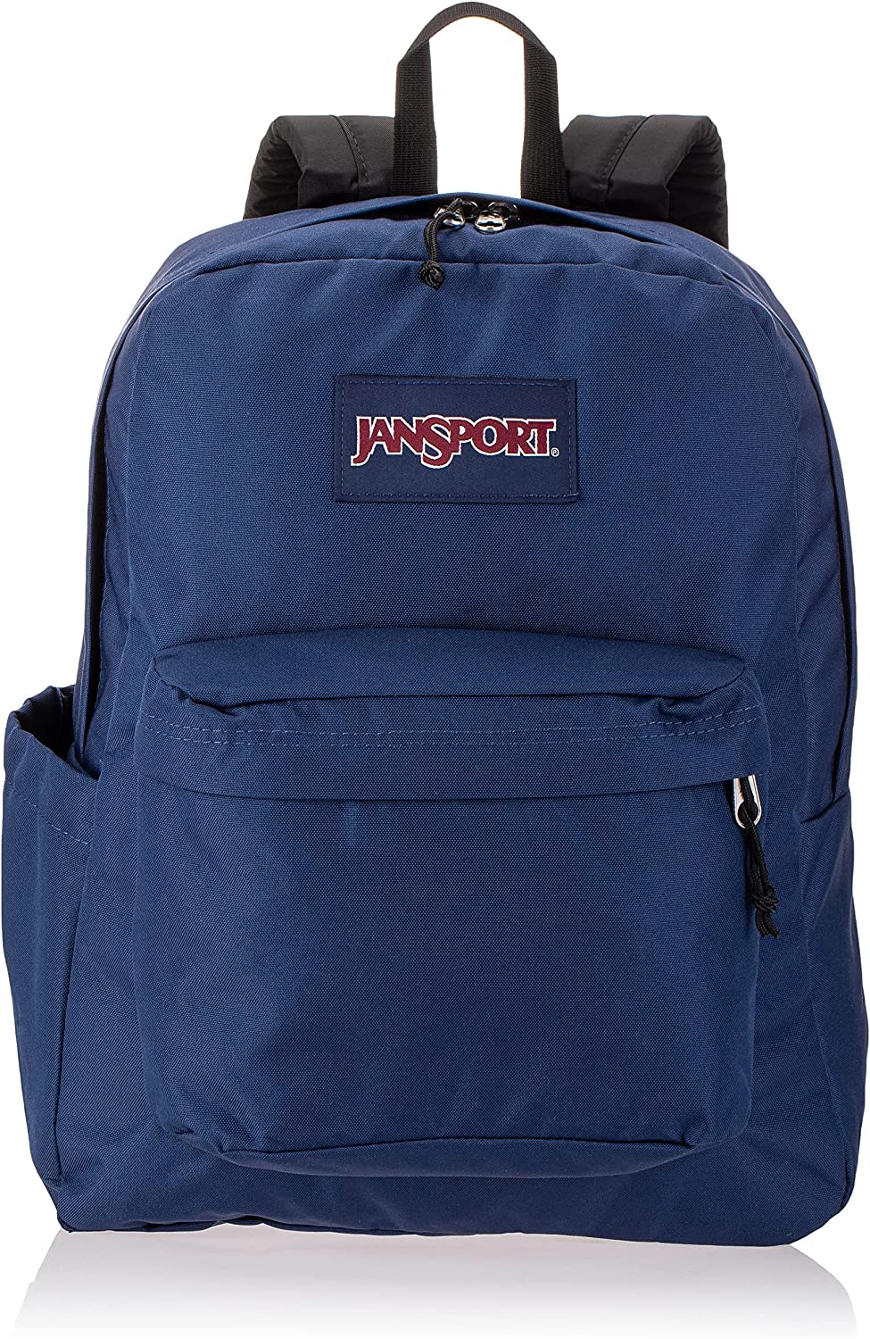 JanSport Superbreak Navy Blue School Backpack – Yocaps