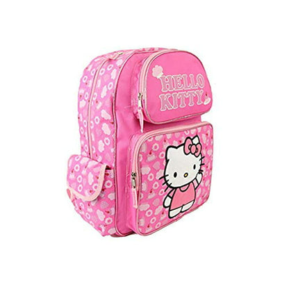 Hello Kitty Flowers Pink Cake Girls Backpack 16"