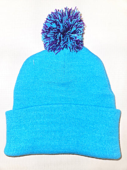 Charlotte Hornets NBA NWT Vintage Authentic Cuffed Pomp Beanie By Adidas
