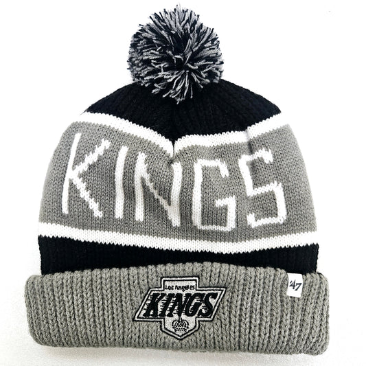 NHL Los Angeles Kings Team Beanie Hat, Cuffed Knit Collection Headwear