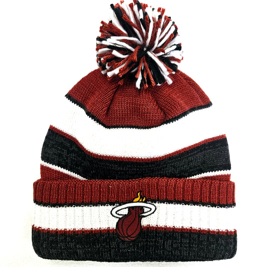 Miami Heat - Logo Calgary Adidas Pom Beanie