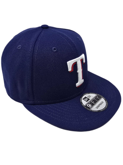 Texas Rangers Authentic New Era 9FIFTY Black Snapback Baseball Cap