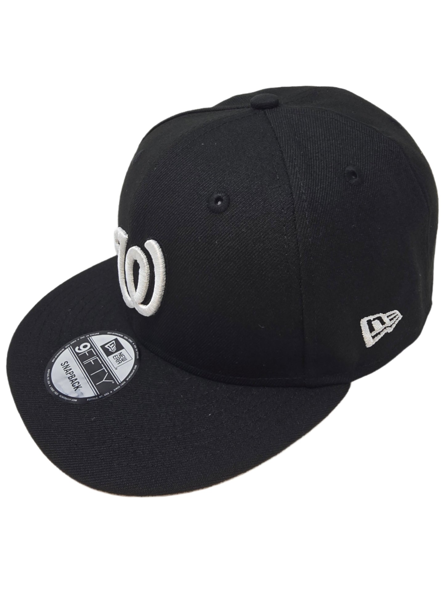 Washington Nationals Authentic New Era 9FIFTY Black Snapback Baseball Cap