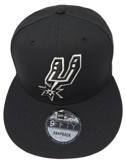 San Antonio Spurs Officially Licensed NBA New Era 9FIFTY Black Snapback