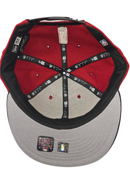 Miami Heat Officially Licensed NBA New Era 9FIFTY Red and Black Snapback