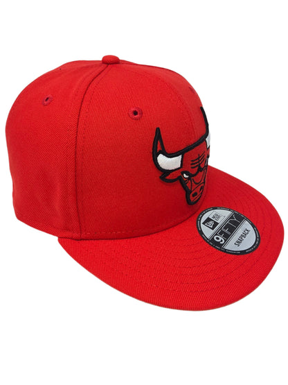 Chicago Bulls Officially Licensed NBA New Era 9FIFTY Red Snapback