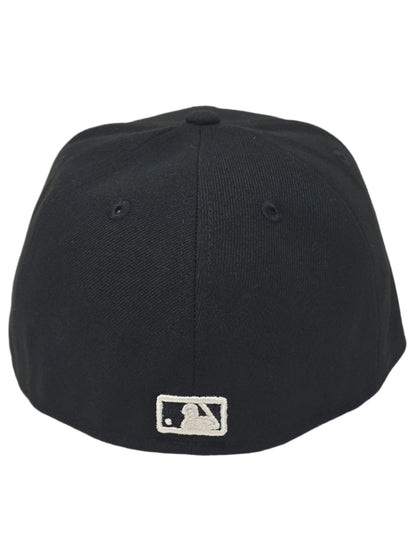 Los Angeles Dodgers New Era 59FIFTY Black Fitted Hat Authentic Collection