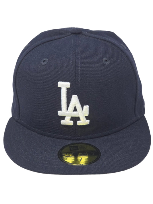 Los Angeles Dodgers New Era 59FIFTY Navy Fitted Hat Authentic Collection