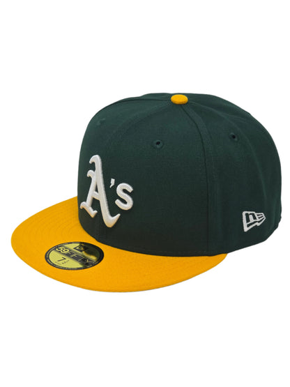 Oakland A's New Era 59FIFTY Fitted Hat Authentic Collection