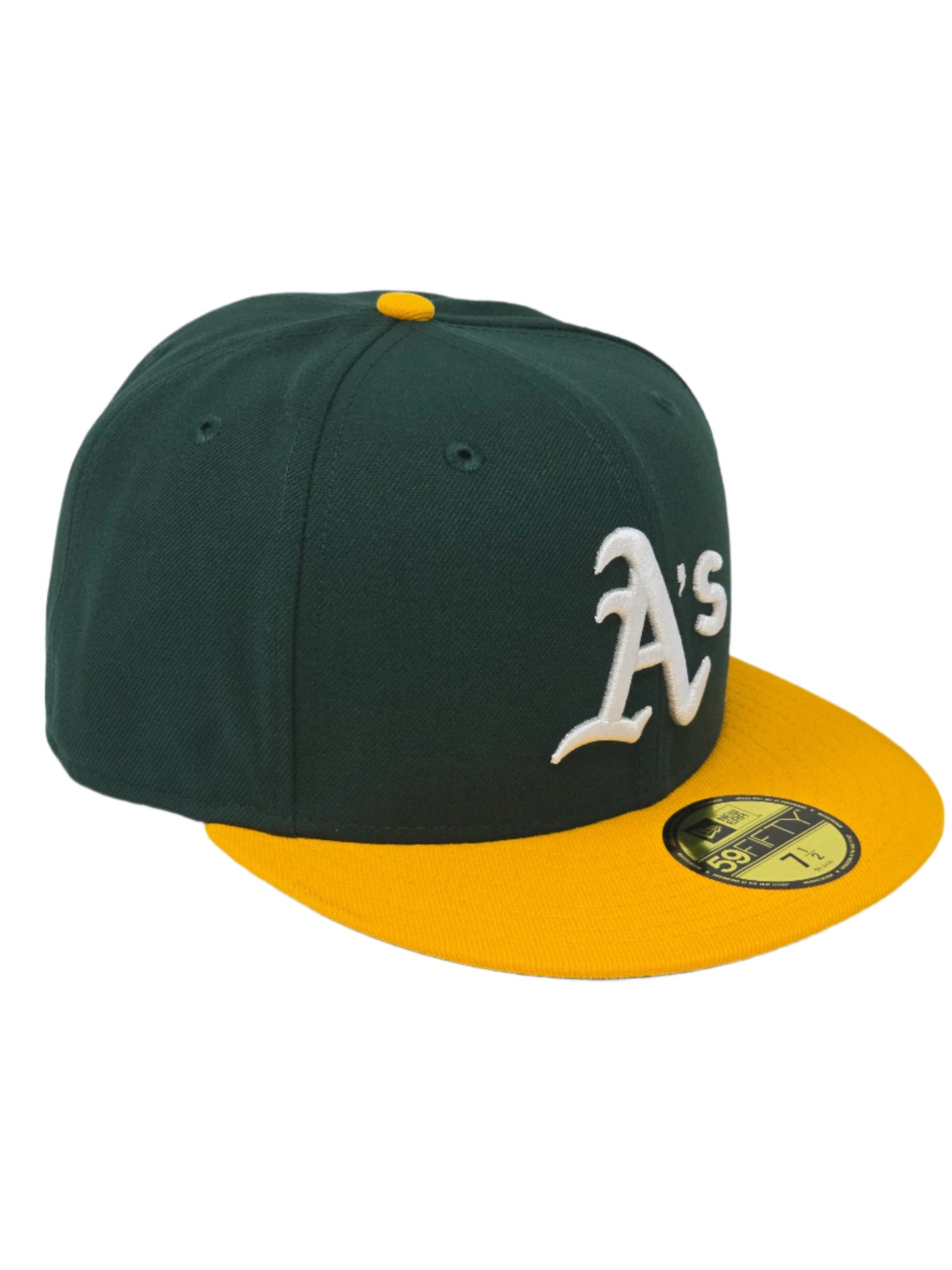 Oakland A's New Era 59FIFTY Fitted Hat Authentic Collection