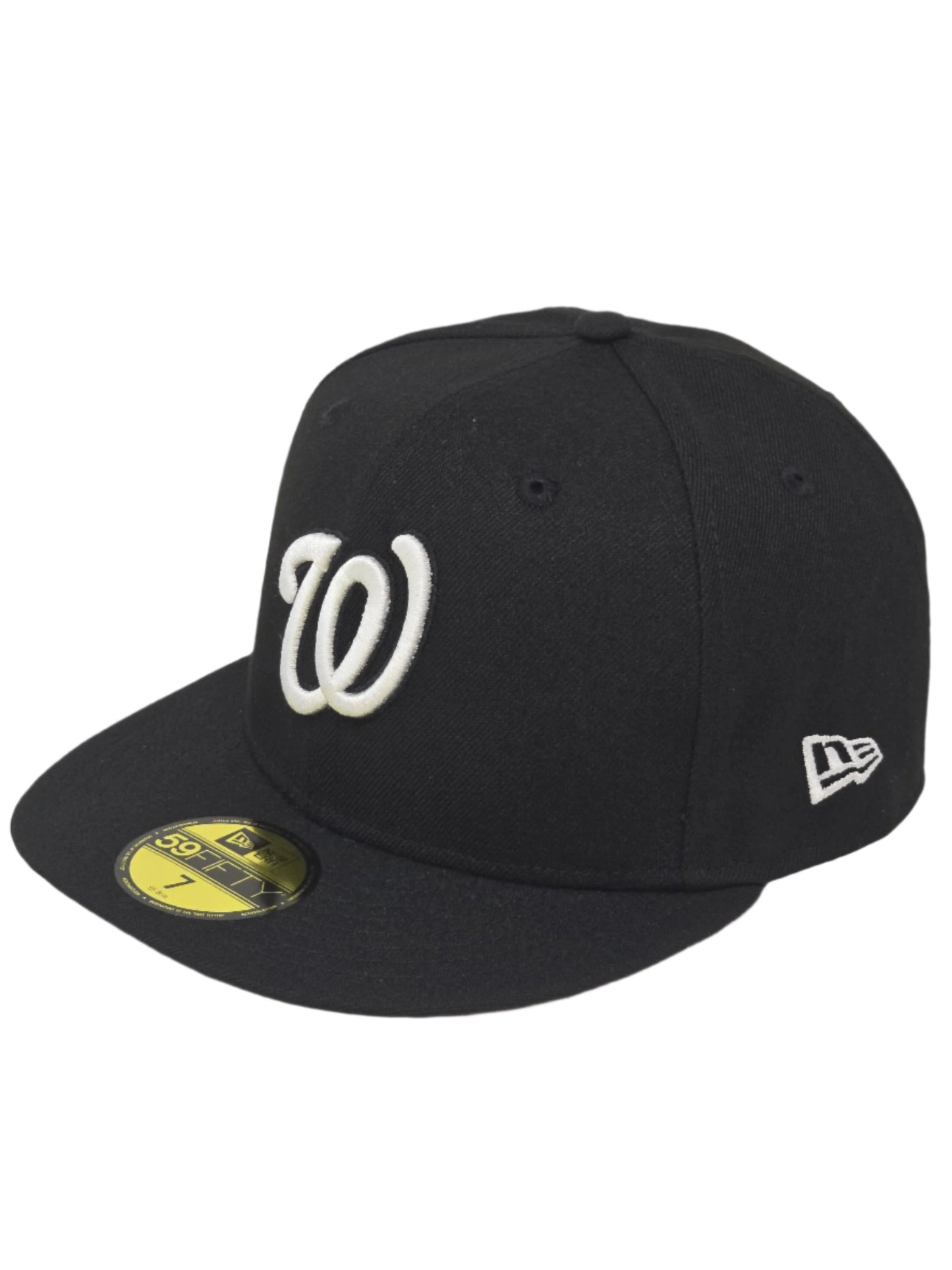 Washington Nationals New Era 59FIFTY Black Fitted Hat Authentic Collection