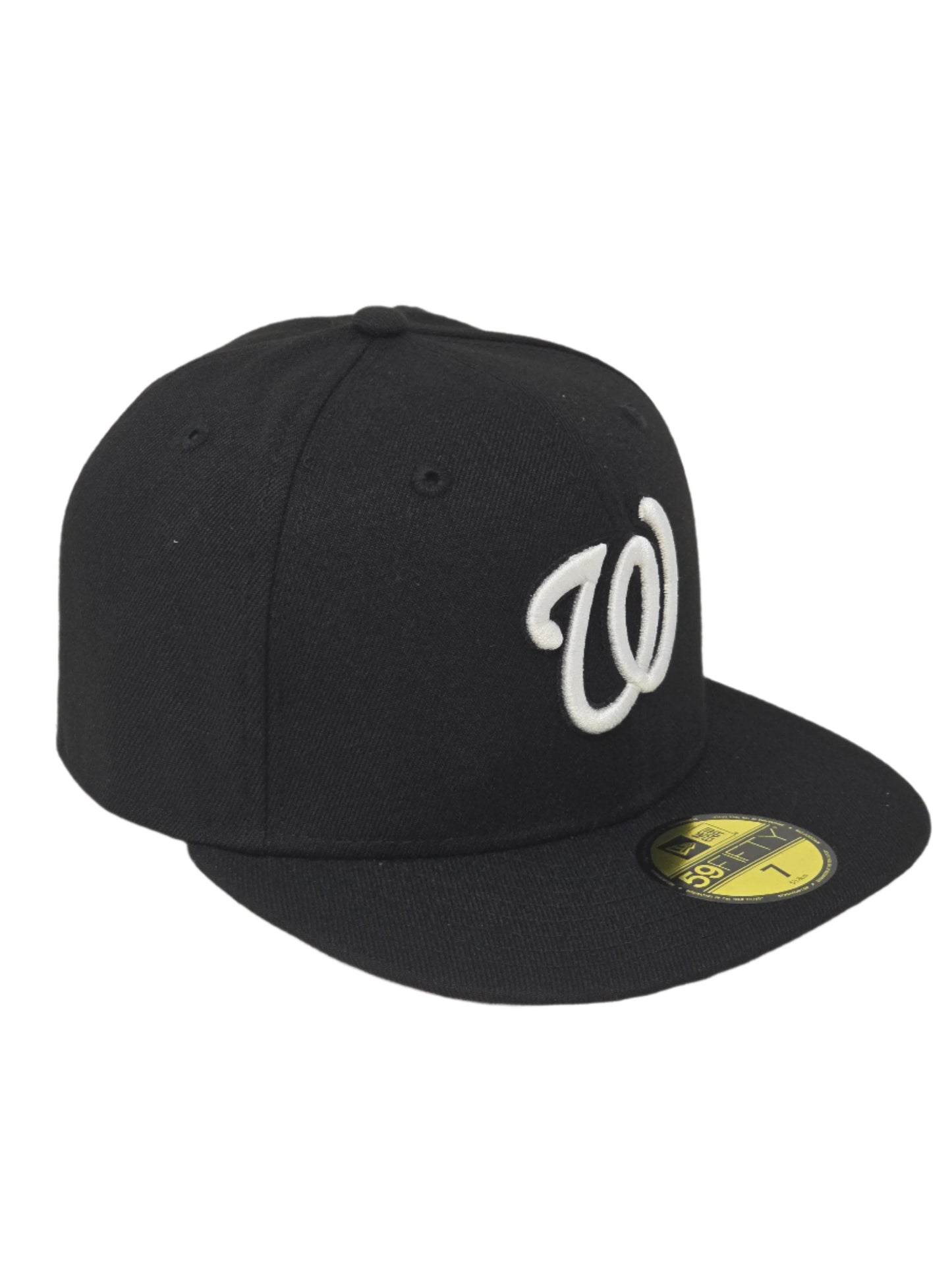 Washington Nationals New Era 59FIFTY Black Fitted Hat Authentic Collection