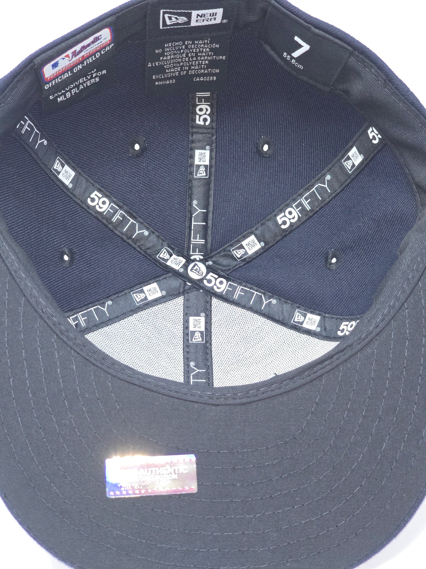 New York Yankees New Era 59FIFTY Navy Fitted Hat Authentic Collection