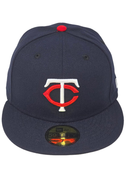 Minnesota Twins New Era 59FIFTY Navy Fitted Hat Authentic Collection