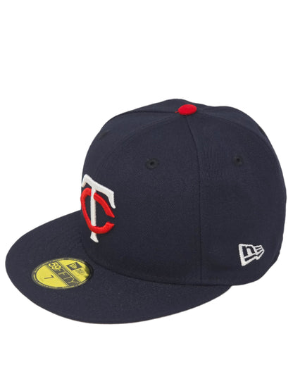 Minnesota Twins New Era 59FIFTY Navy Fitted Hat Authentic Collection