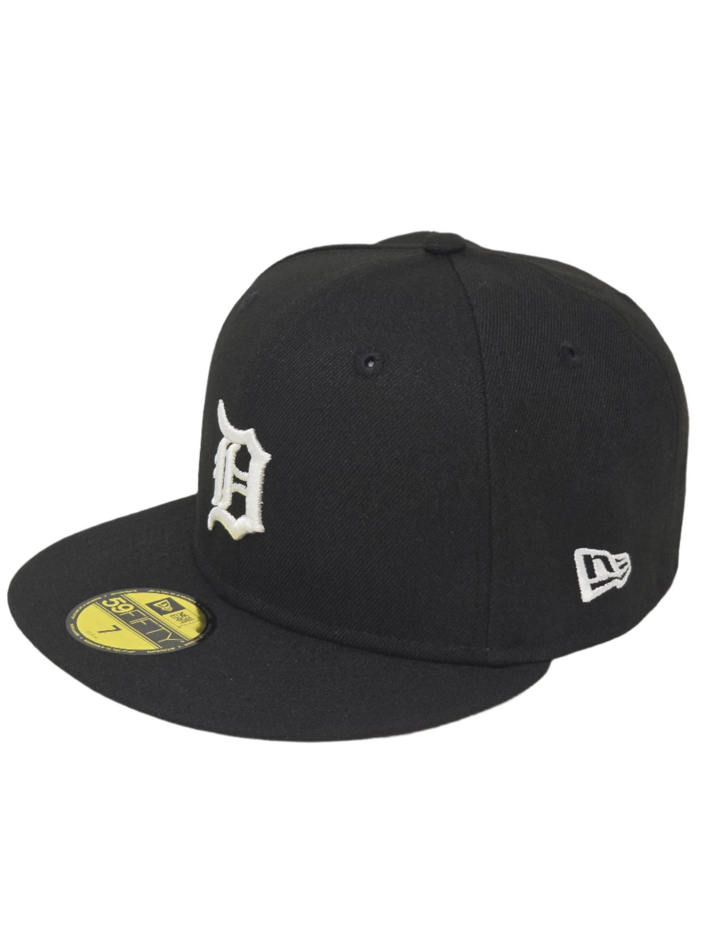 Detroit Tigers New Era 59FIFTY Black Fitted Hat Authentic Collection