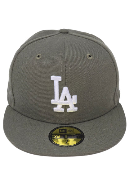 Los Angeles Dodgers New Era 59FIFTY Sandalwood Fitted Hat Authentic Collection