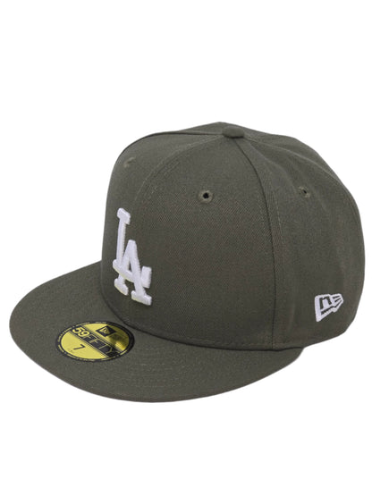 Los Angeles Dodgers New Era 59FIFTY Sandalwood Fitted Hat Authentic Collection