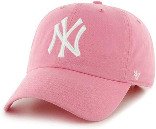 '47 MLB New York Yankees Women's Brand Clean Up Cap (Rose Pink, One Size)…