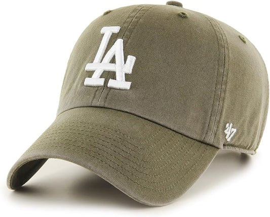 '47 Brand Adjustable Cap - Clean UP LA Dodgers Sandalwood