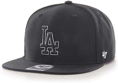'47 Brand Snapback Cap - NO Shot Los Angeles Dodgers Black
