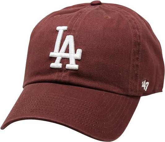 '47 Brand Los Angeles Dodgers Clean Up Baseball Cap, Cacao