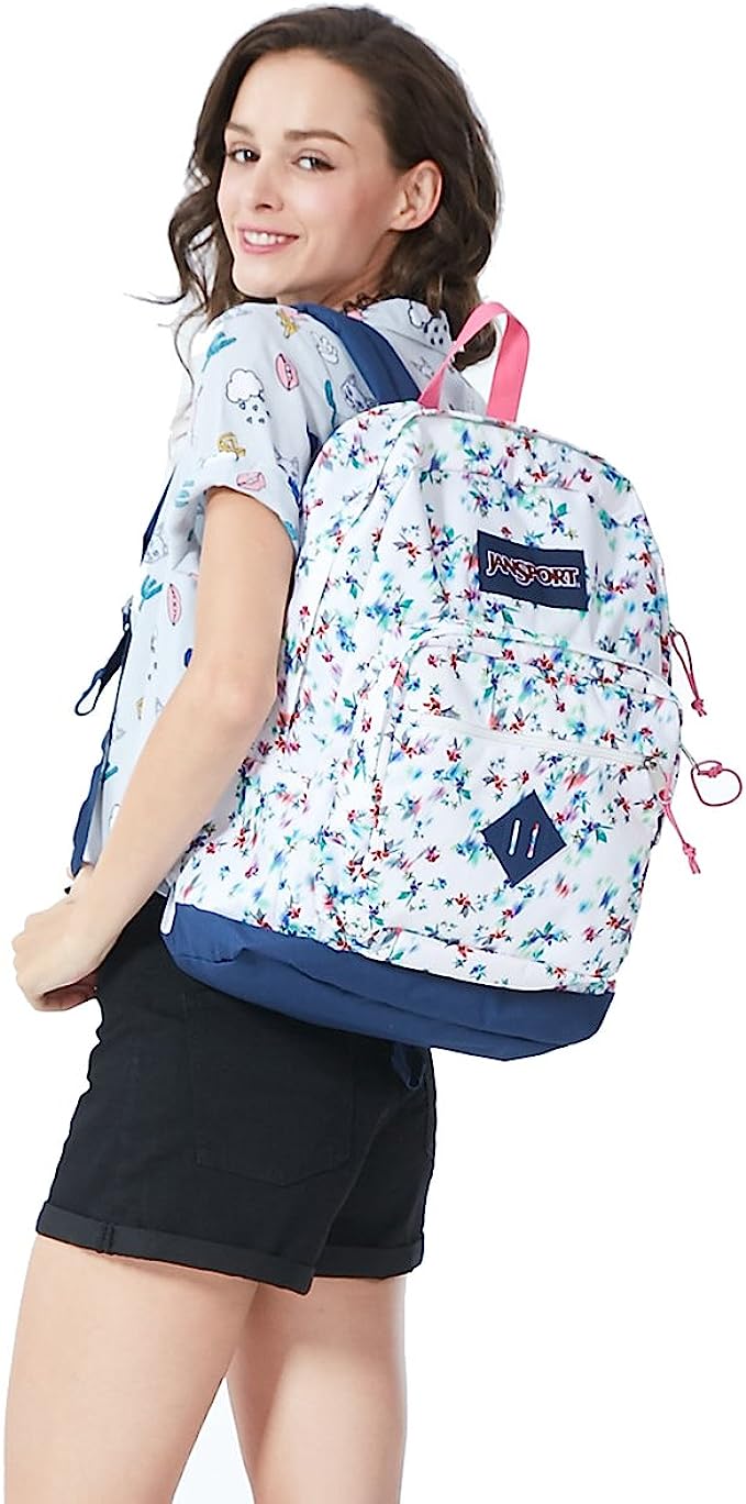 Jansport City Scout Backpack Multi White Floral Haze