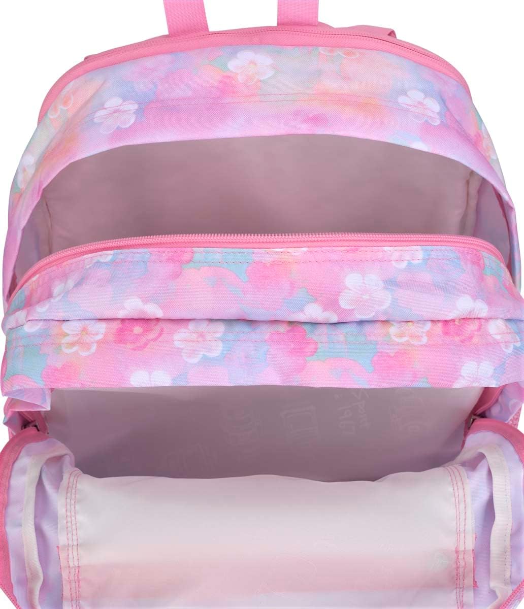 JanSport Backpack Big Student Neon Daisy Pink