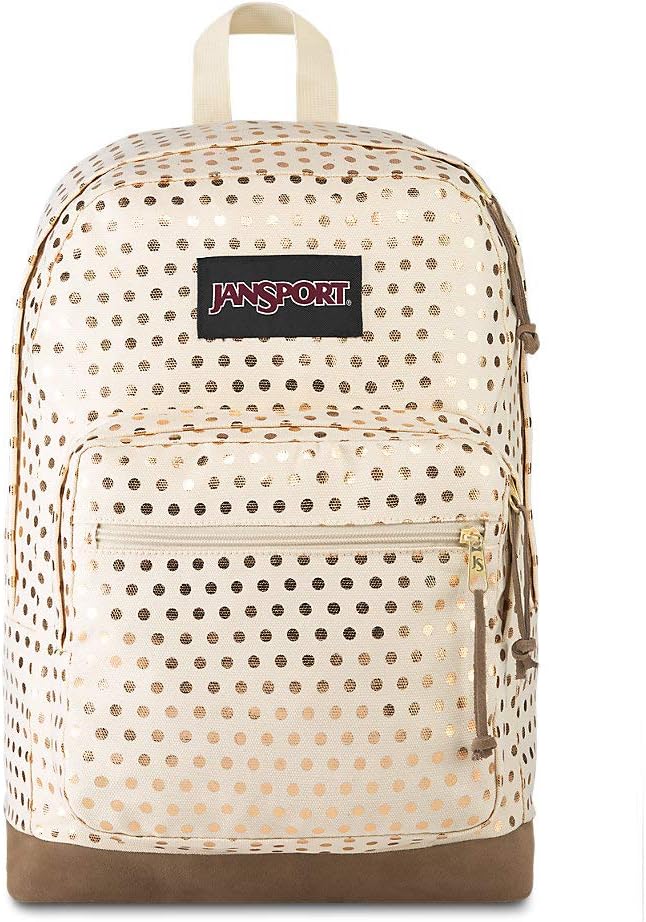 Jansport Right Pack Backpack Gold Polka Dot