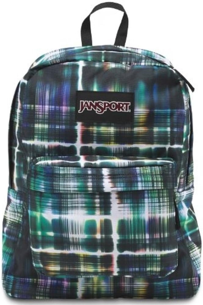 Jansport Superbreak Backpack BLACK/MULTI SHORT CURCUIT