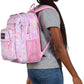 JanSport Backpack Big Student Neon Daisy Pink